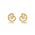 Eternal Vine 9KT Diamond Stud Earrings