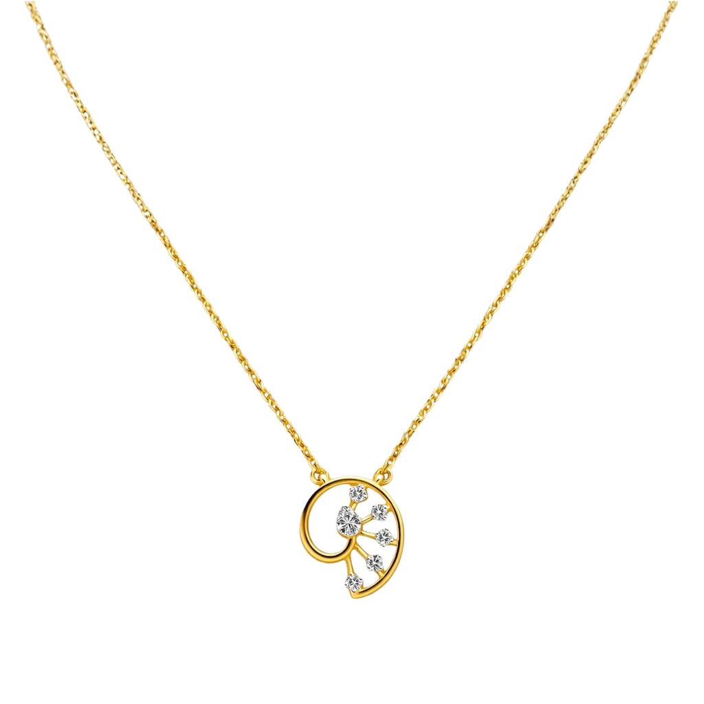 Eternal Vine 9KT Diamond Pendant Chain