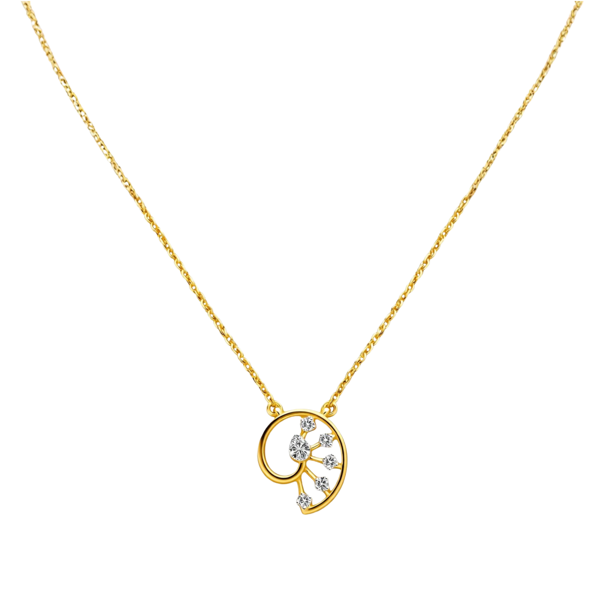 Eternal Vine 9KT Diamond Pendant Chain