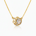 Lotus Luxe 9KT Diamond Pendant Chain