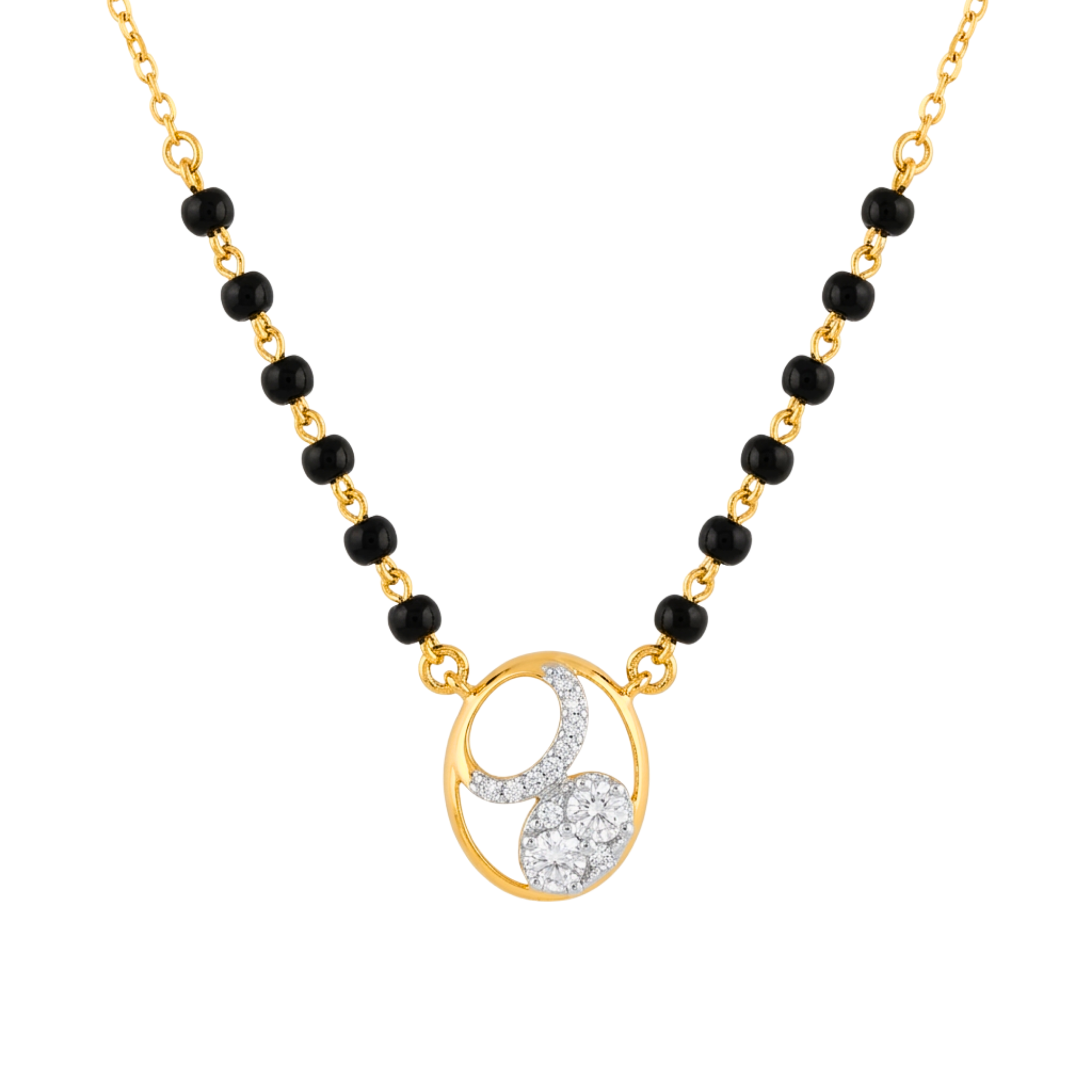 Aarika Prem 9KT Diamond Mangalsutra
