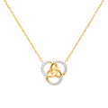 Elara Trinity 9KT Diamond Pendant Chain