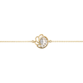 Lotus Luxe 9KT Diamond Bracelet